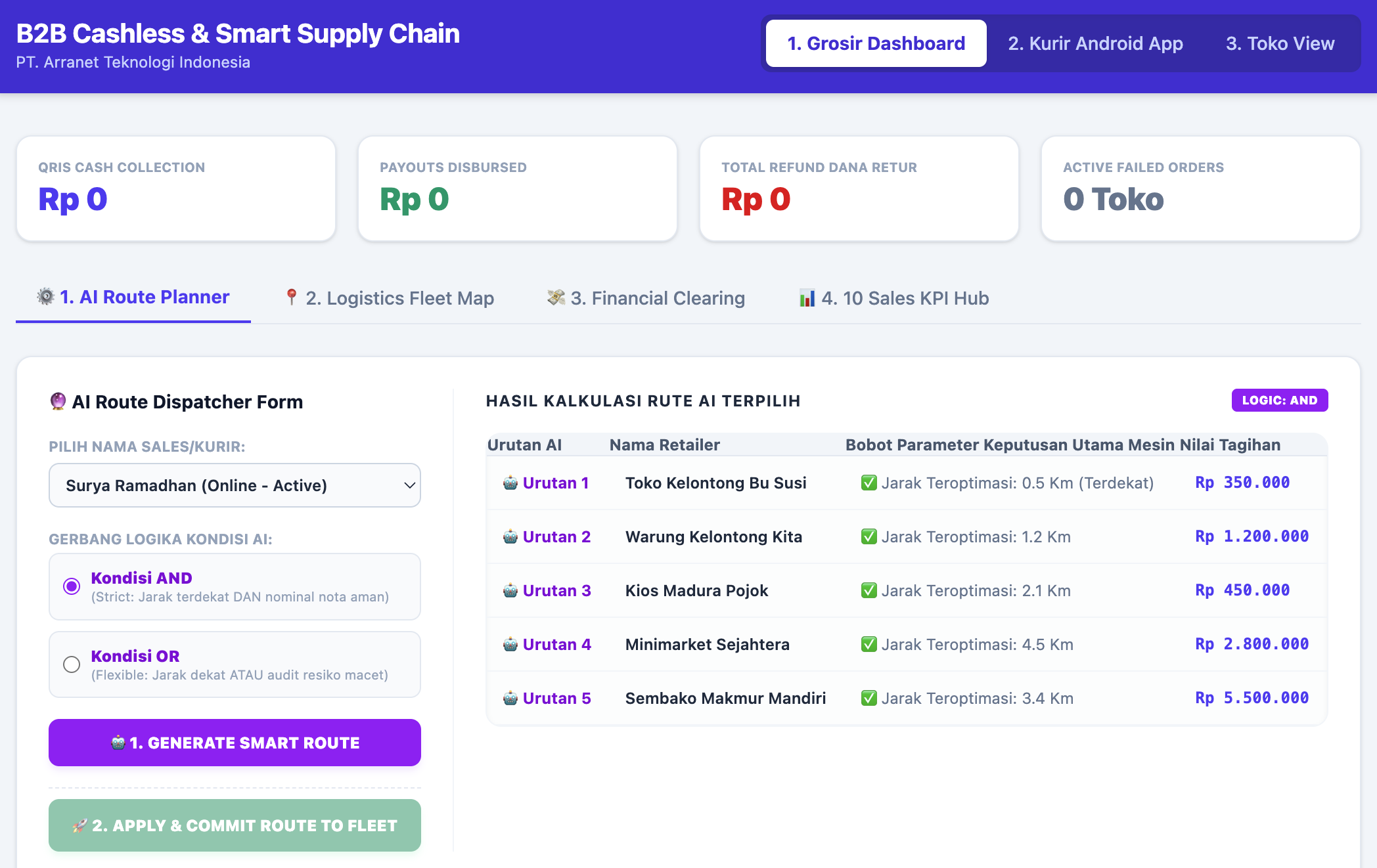 Closed-loop platform — invoice & collection