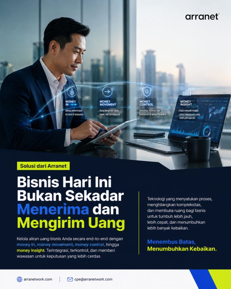 Bisnis Hari Ini Bukan Sekadar Menerima dan Mengirim Uang
