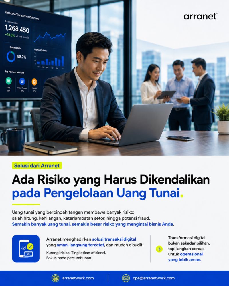 Ada Risiko yang Harus Dikendalikan pada Pengelolaan Uang Tunai